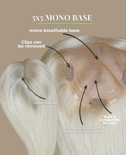 Blonde Hair Topper