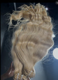 XX RAW Blonde wavy weft