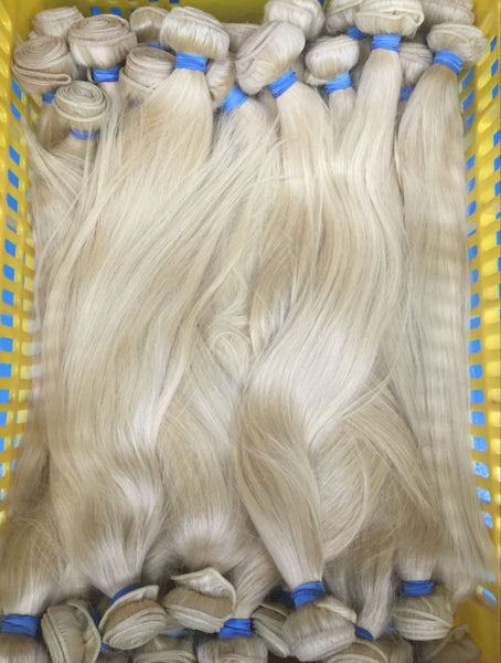 XX Blonde Raw straight Weft